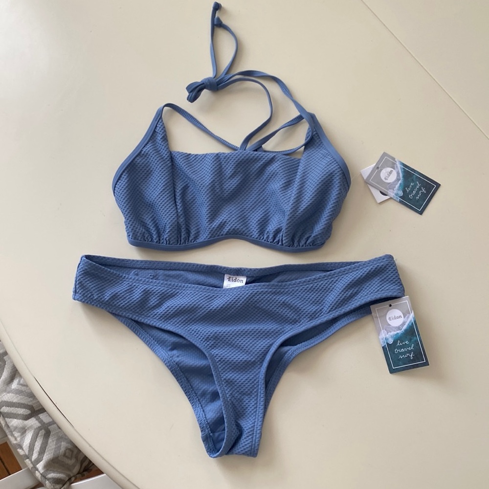 NWT BLUE "shelter cove" bikini